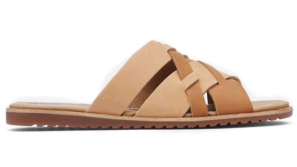 Sorel Ella Slide Sandals - Womens, Honest Beige, 7 US, 1913631-246-7