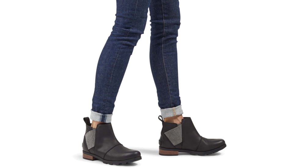 Sorel Emelie Chelsea Bootie - Women's, Black, 11 US, 1915611010-11