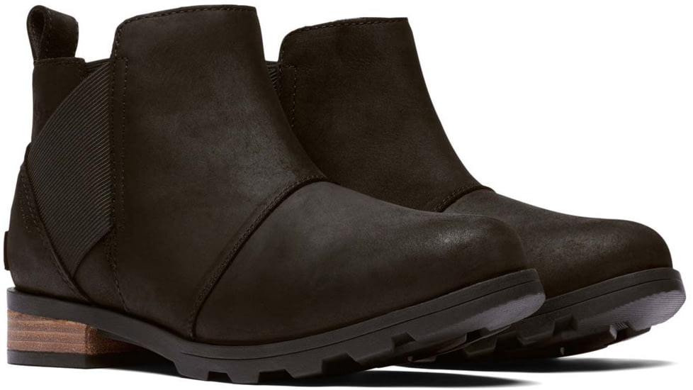 Sorel Emelie Chelsea Bootie - Women's, Black/Black, 5 US, 1749291010-5