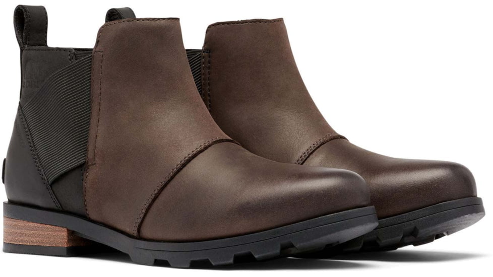 Sorel Emelie Chelsea Bootie - Women's, Blackened Brown, 7.5 US, 1920881205-7.5