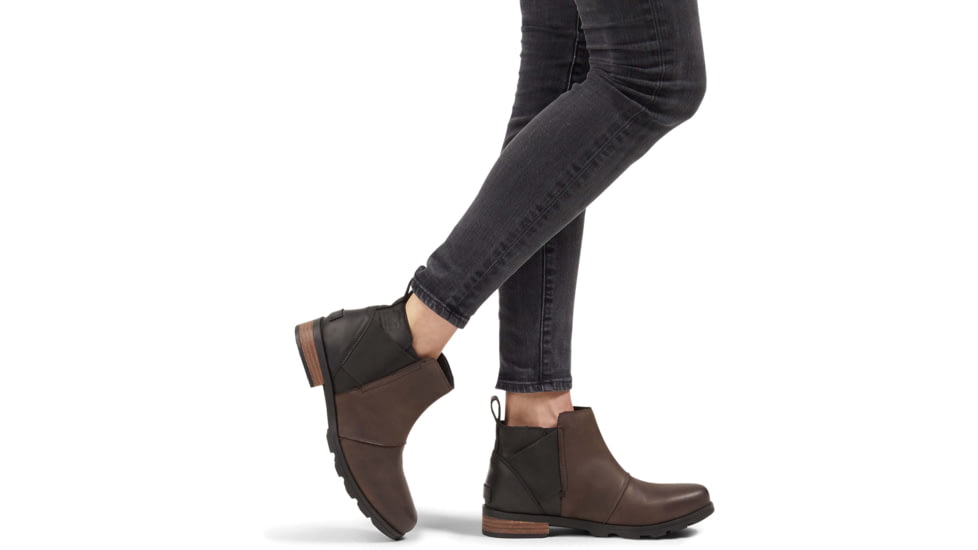 Sorel Emelie Chelsea Bootie - Women's, Blackened Brown, 7.5 US, 1920881205-7.5
