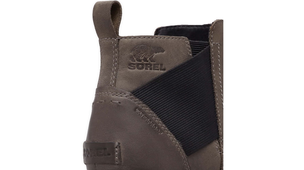 Sorel Emelie Chelsea Bootie - Women's, Quarry/Black, 8 US, 1749291053-8