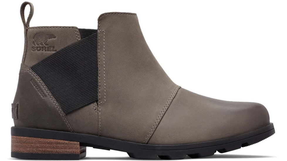 Sorel Emelie Chelsea Bootie - Women's, Quarry/Black, 8 US, 1749291053-8