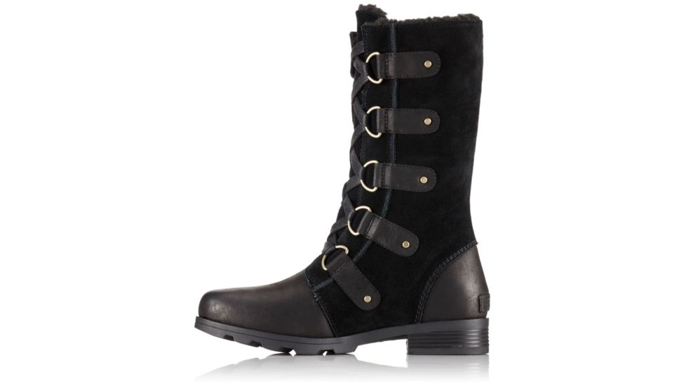 Sorel Emelie Lace Boot - Womens, Black, 5, 1749271010-5