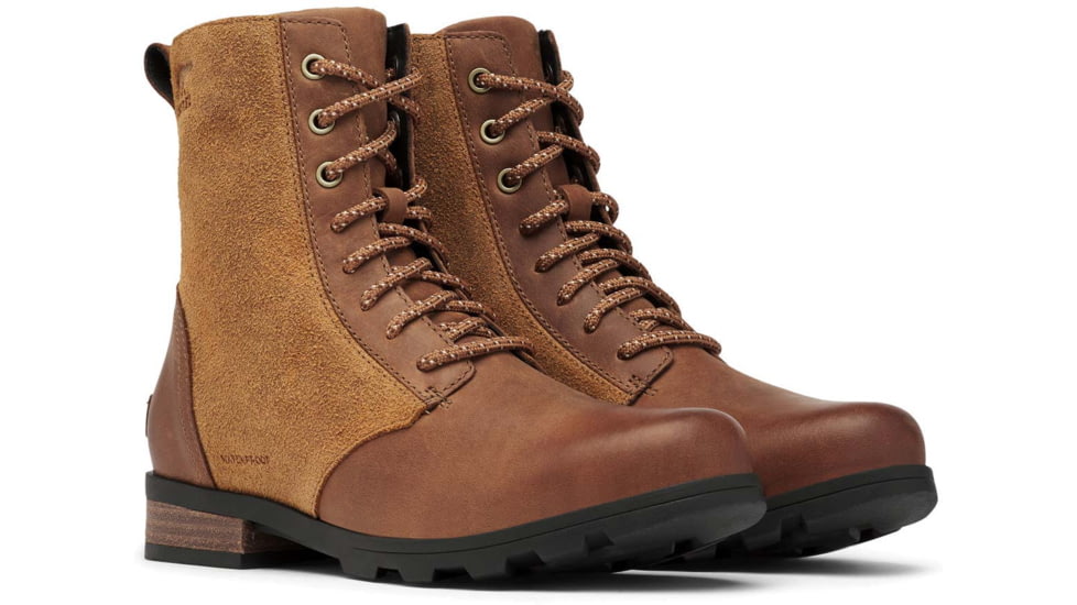 Sorel Emelie Short Lace Boot - Women's, Velvet Tan, 12 US, 1920861242-12