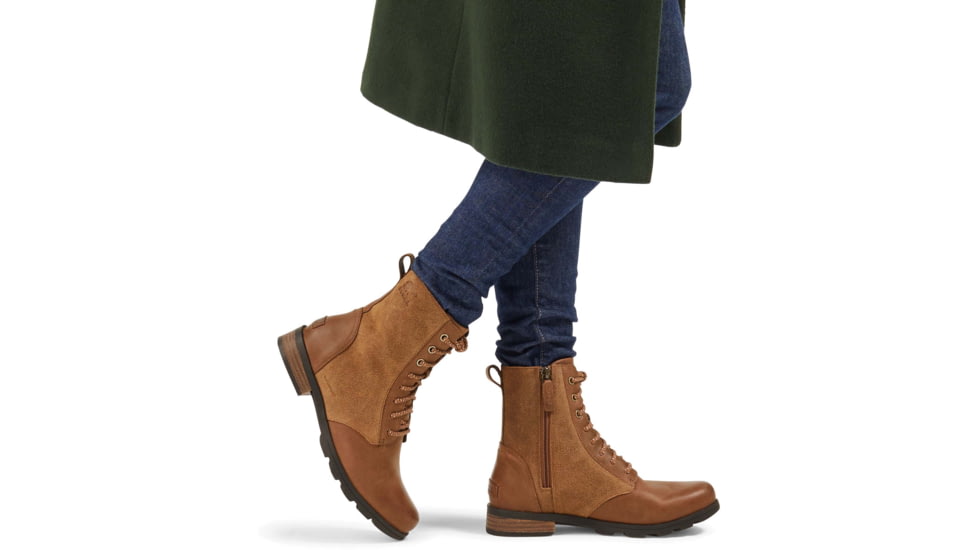 Sorel Emelie Short Lace Boot - Women's, Velvet Tan, 12 US, 1920861242-12