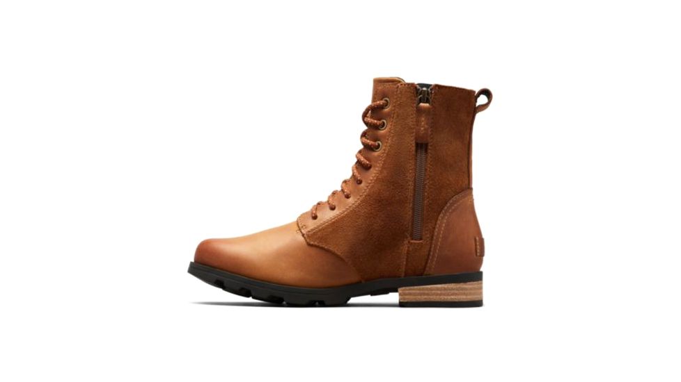 Sorel Emelie Short Lace Boots - Womens, Tuman Camel Brown, 6, 1877051224-6