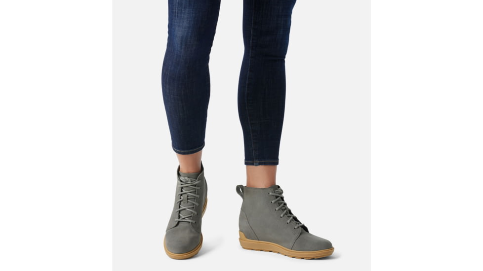 Sorel Evie LI Lace Boots - Womens, Quarry/Gum 17, 8US, 2048641052-8