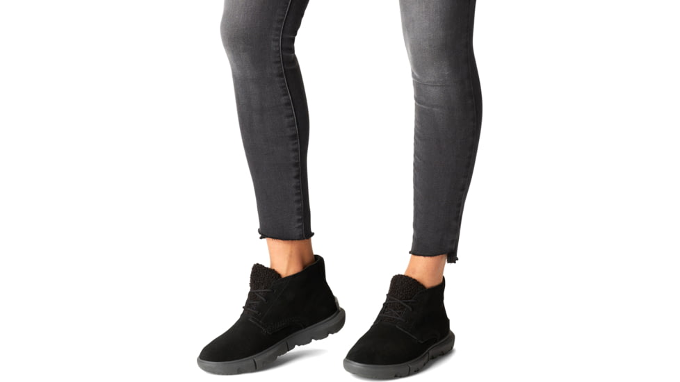 Sorel Explorer II Drift Waterproof Boot - Women's, Black, Sea Salt, 8, 2019641-010-8