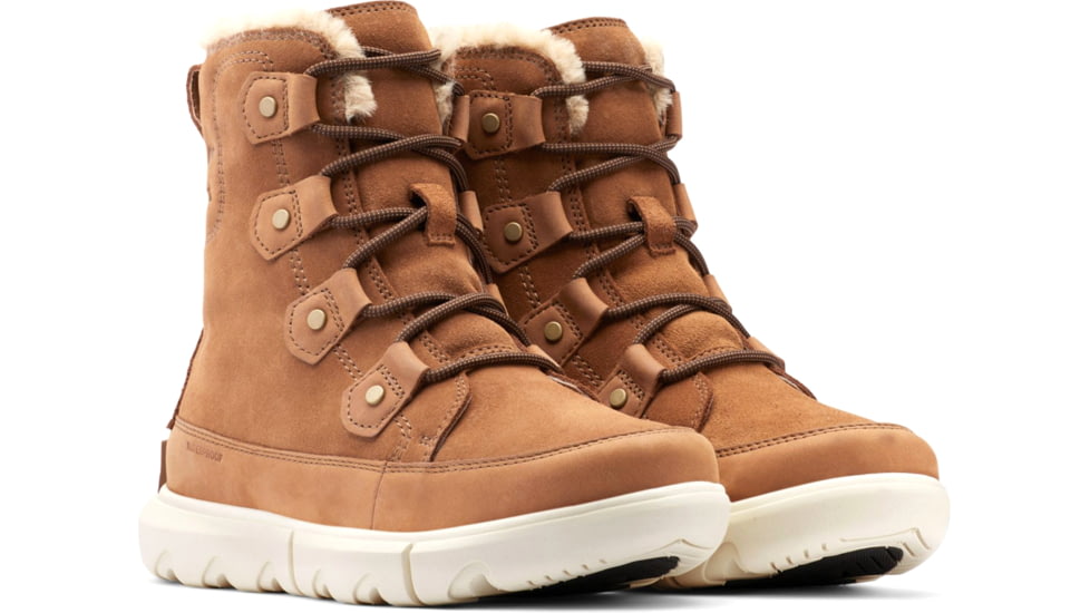 Sorel Explorer II Joan Faux Fur Waterproof Boots - Women's, Velvet Tan, Fawn, 8, 1959371-242-8