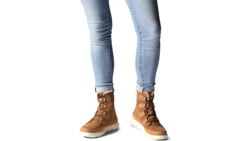 Sorel Explorer II Joan Faux Fur Waterproof Boots - Women's, Velvet Tan, Fawn, 8, 1959371-242-8
