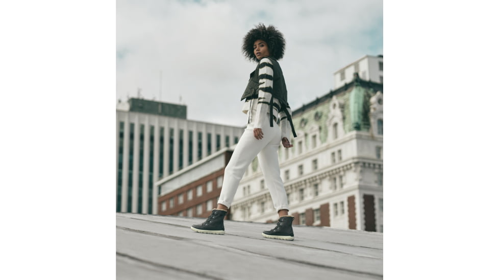 Sorel Explorer II Joan Faux Fur Waterproof Winter Boot - Womens, Grill, Fawn, 8.5, 1951631028-8.5