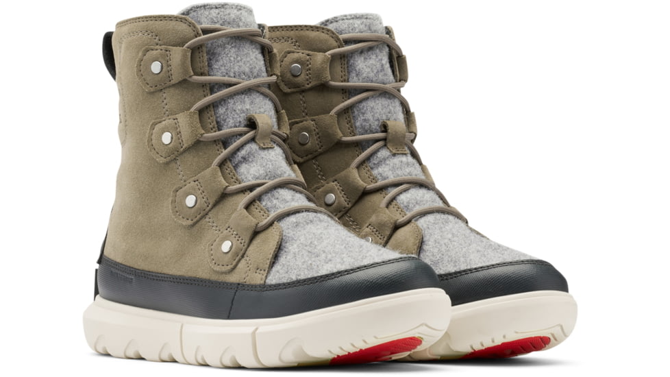 Sorel Explorer II Joan Felt Waterproof Boot - Women's, Sage, Fawn, 9, 1959381-365-9