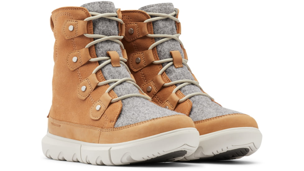 Sorel Explorer II Joan Felt WP Boot - Women's, Tawny Buff, Moonstone, 10, 1977491-253-10