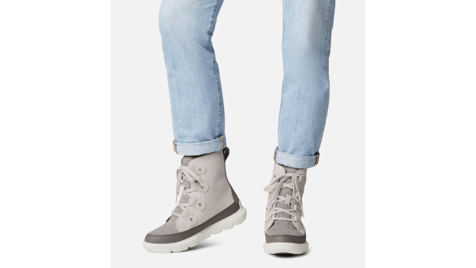 Sorel Explorer Next Joan Cozy Boots - Womens, Moonstone/Sea Salt, 7.5US, 2068791009-7.5