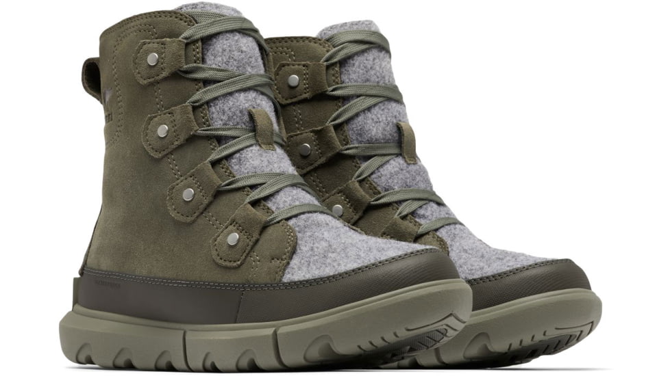Sorel Explorer Next Joan Cozy Boots - Women's, Stone Green/Alpine Tundra, 5, 20687913975