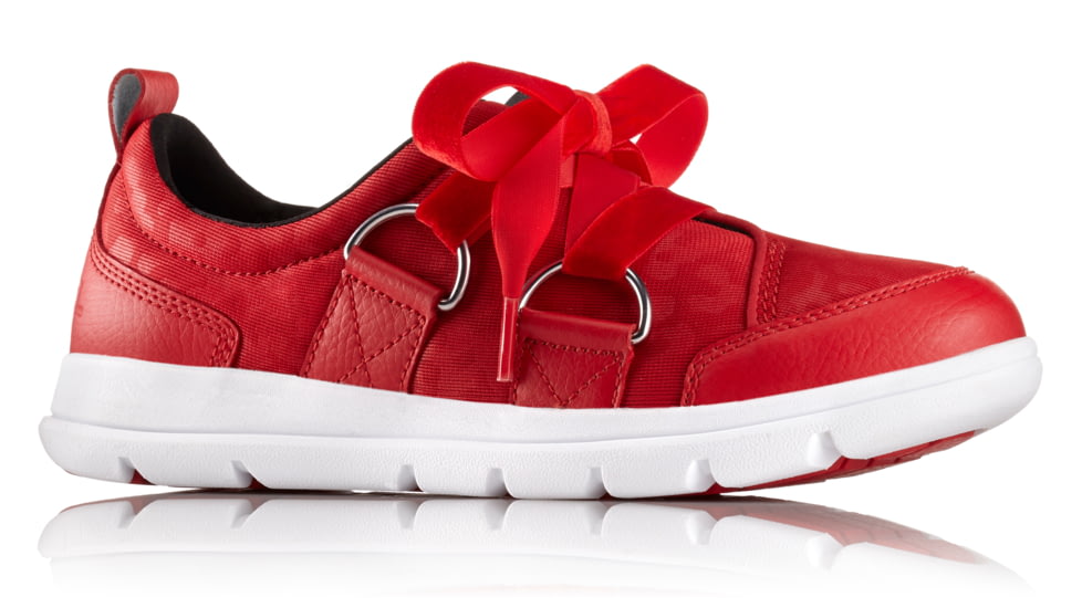 Sorel Explorer Sneak Casual Boot, Womens, Bright Red/White, 6.5 US, 1798121691-6.5