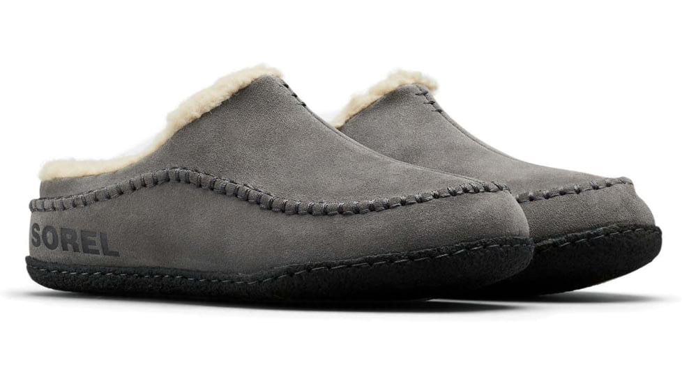 Sorel Falcon Ridge II Slipper - Mens, Quarry/Black, 8 US, 1869741052-8