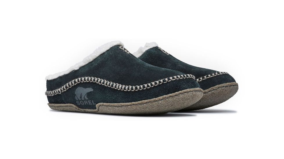 Sorel Falcon Ridge Slipper - Men's, Black, Dark Gre, 7, 1244371013-7