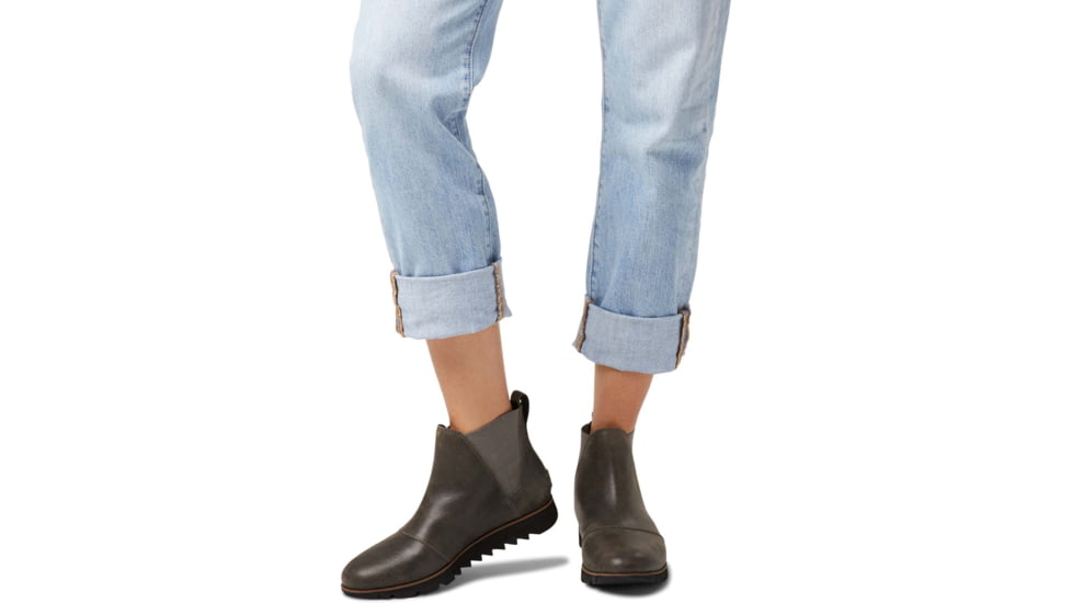 Sorel Harlow Chelsea Bootie - Women's, Quarry, 5.5 US, 1876381052-5.5