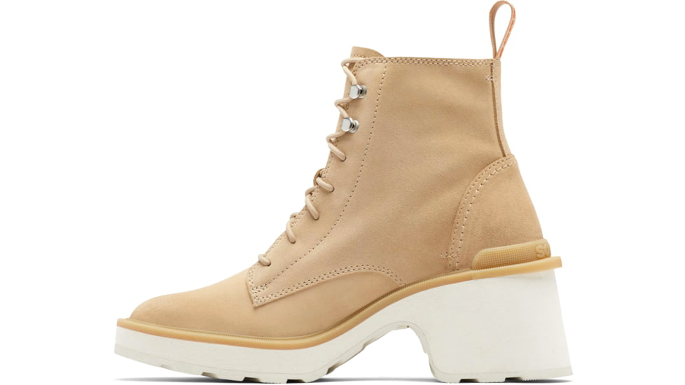 Sorel Hi-Line Heel Lace Boot - Women's, Ceramic, Chalk, 8, 2009141-209-8