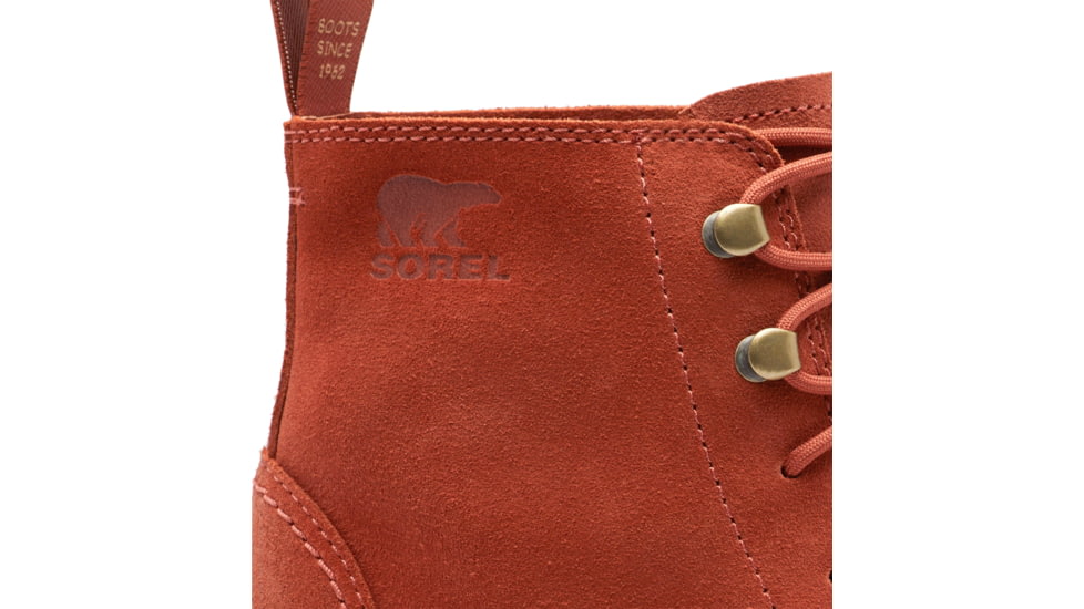 Sorel Hi-Line Heel Lace Boot - Women's, Warp Red, Tawny Buff, 9.5, 2009141-849-9.5