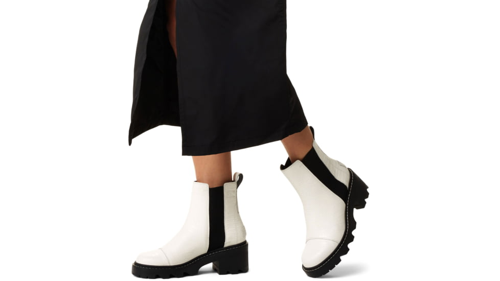 Sorel Joan Now Chelsea Boots - Womens, Sea Salt/Black, 12, 2048451-125-12