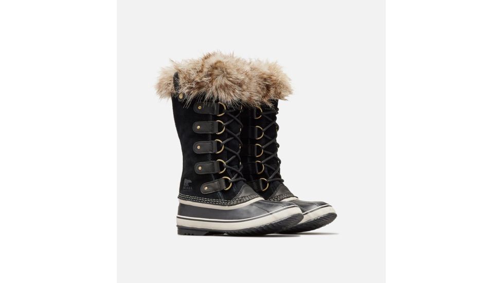 Sorel Joan Of Arctic Rain Boot - Womens, Black, Stone, 6.5, 1708791010-6.5