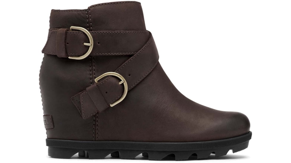 Sorel Joan Of Arctic Wedge II Buckle Bootie - Womens, Blackened Brown, 9 US, 1920901205-9
