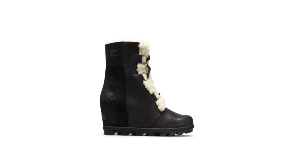 Sorel Joan Of Arctic Wedge II Shearling Boots - Womens, Black, 9, 1877081010-9