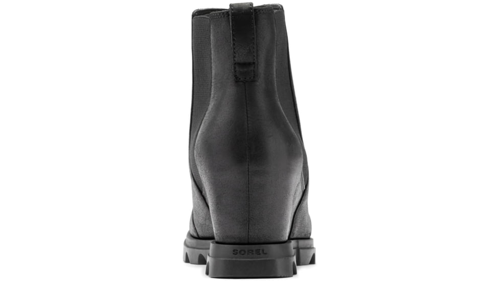 Sorel Joan Of Arctic Wedge III Chelsea Bootie - Women's, Black, Sea Salt, 11, 1951131010-11