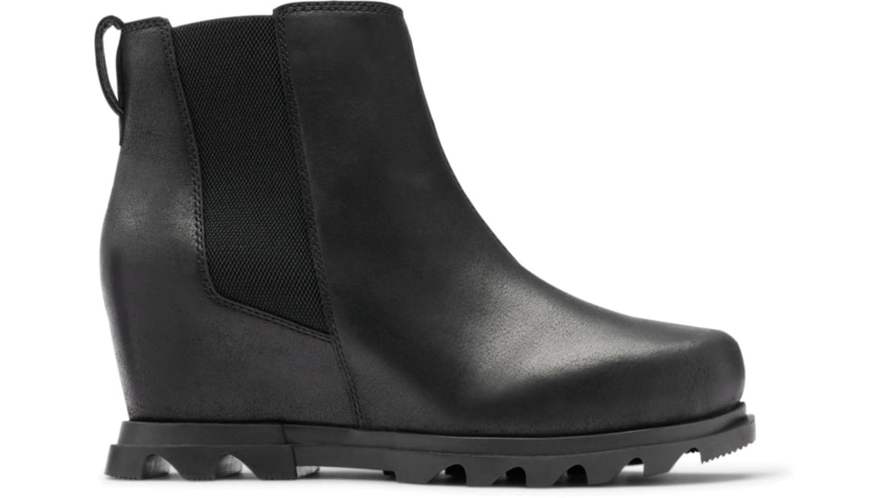 Sorel Joan Of Arctic Wedge III Chelsea Bootie - Women's, Black, Sea Salt, 11, 1951131010-11
