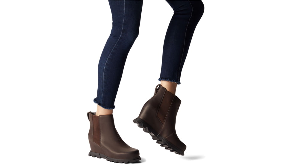 Sorel Joan Of Arctic Wedge III Chelsea Bootie - Women's, Blackened Brown, Black, 9.5, 1978171-205-9.5
