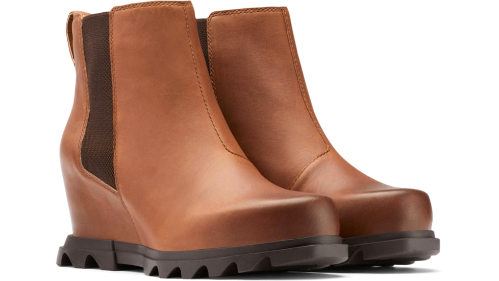 Sorel Joan Of Arctic Wedge III Chelsea Bootie - Women's, Hazelnut, Blackened Brown, 8, 1978171-245-8