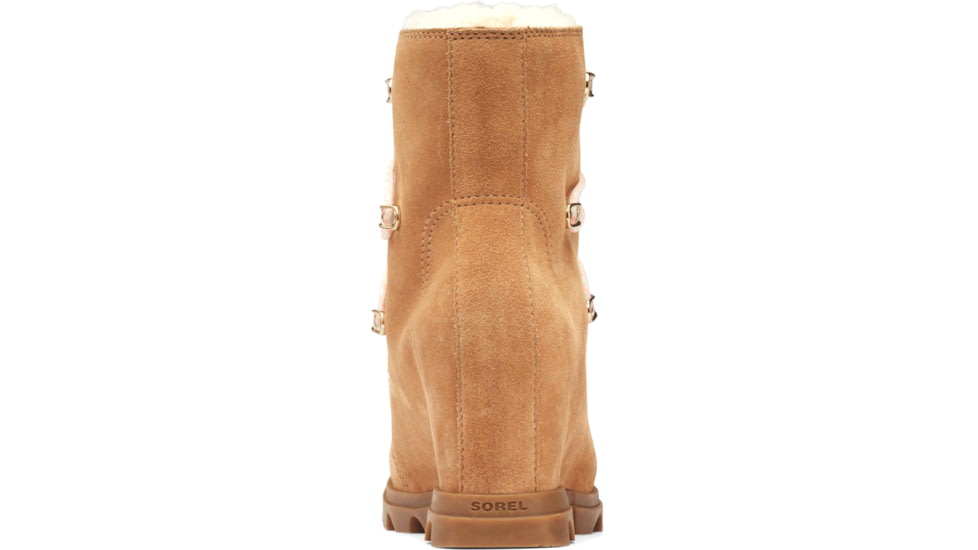 Sorel Joan Of Arctic Wedge III Lace Cozy Bootie - Women's, Tawny Buff, Gum 2, 9.5, 1951151-253-9.5