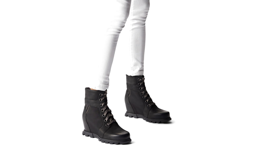 Sorel Joan Of Arctic Wedge III Lexie Booties - Women's, Black, Jet, 7, 1951141-010-7