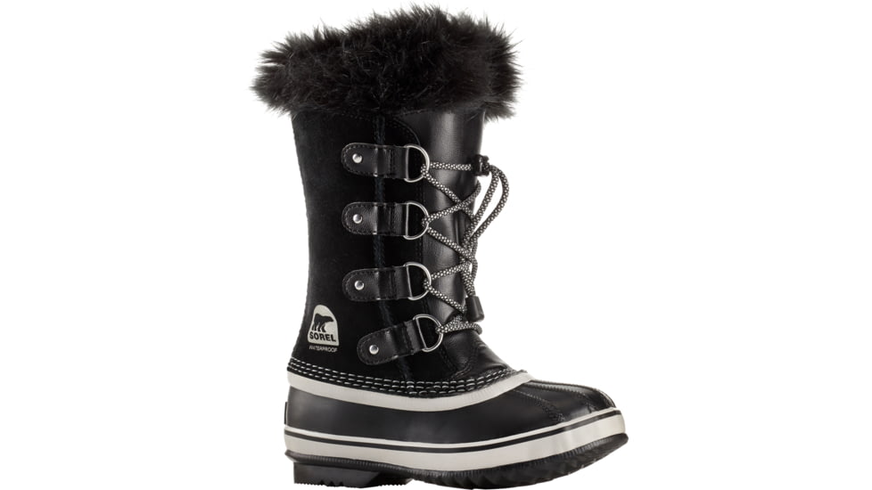 Sorel Joan Of Arctic Winter Boot - Youth-Black/Oyster-1 Youth