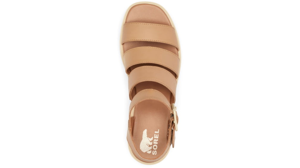 Sorel Joanie III Ankle Strap Sandals - Womens, Honest Beige/Chalk, 9.5 US, 1999391-247-9.5