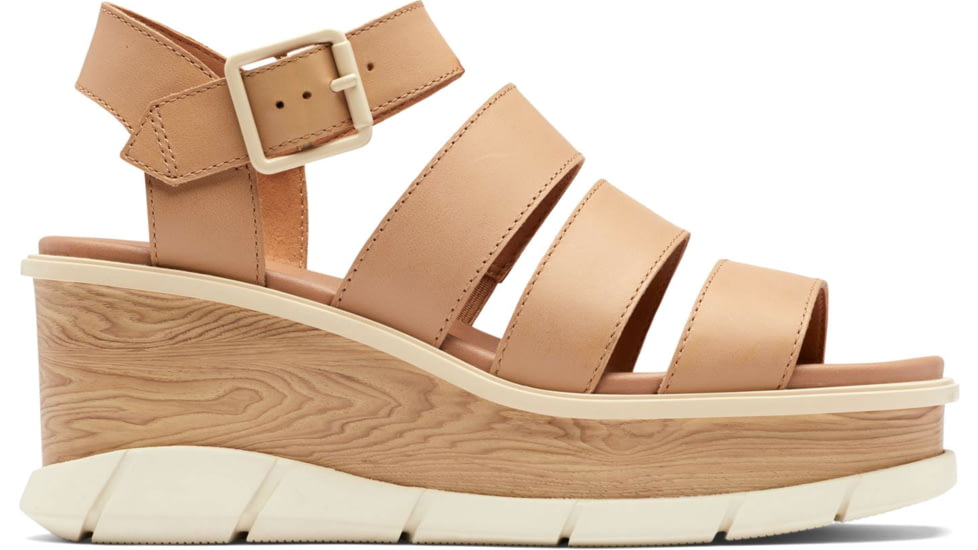 Sorel Joanie III Ankle Strap Sandals - Womens, Honest Beige/Chalk, 9.5 US, 1999391-247-9.5