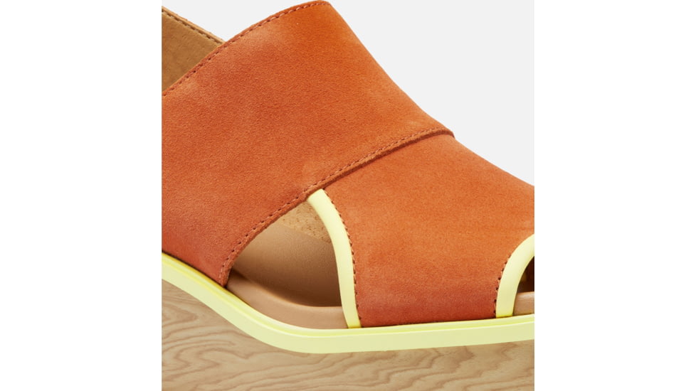 Sorel Joanie III Slingback Wedge Sandals - Womens, Desert Sun/Tranquil Yellow, 7.5 US, 1988471-806-7.5