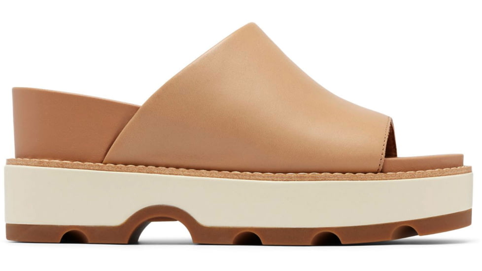 Sorel Joanie IV Slide Wedge Sandals - Womens, Honest Beige/Gum 2, 10, 2069791-246-10