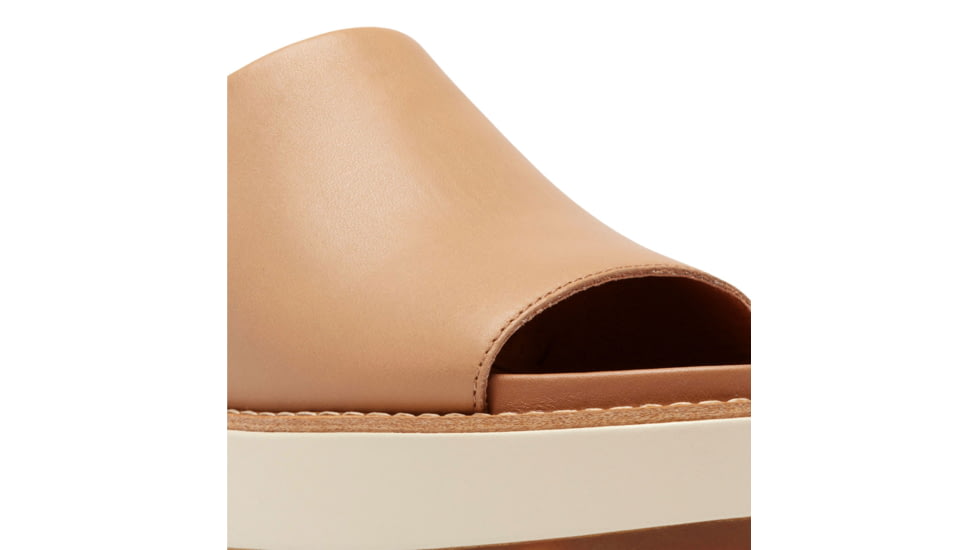 Sorel Joanie IV Slide Wedge Sandals - Womens, Honest Beige/Gum 2, 10, 2069791-246-10
