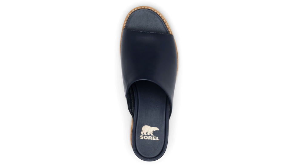 Sorel Joanie IV Slide Wedge Sandals - Womens, India Ink/Gum 2, 7, 2069791-419-7