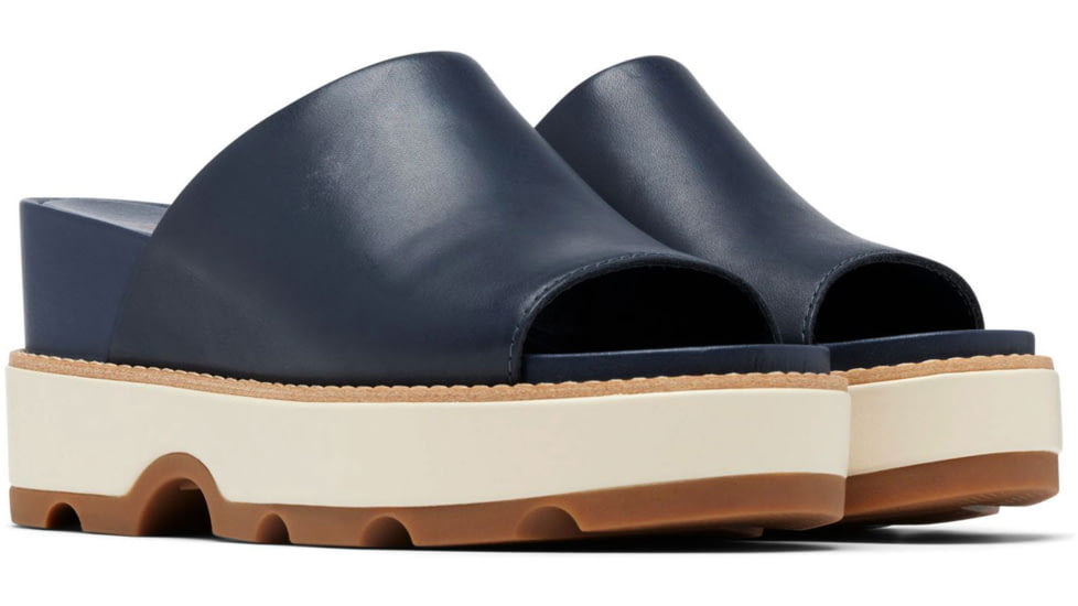 Sorel Joanie IV Slide Wedge Sandals - Womens, India Ink/Gum 2, 7, 2069791-419-7