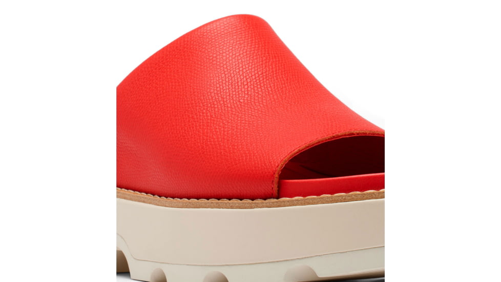 Sorel Joanie IV Slide Wedge Sandals - Womens, Red Glo/Sea Salt, 6, 2069791-617-6