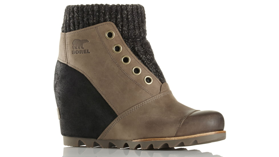 Sorel Joanie Sweater Casual Boot - Women's-Pebble-Medium-6.5