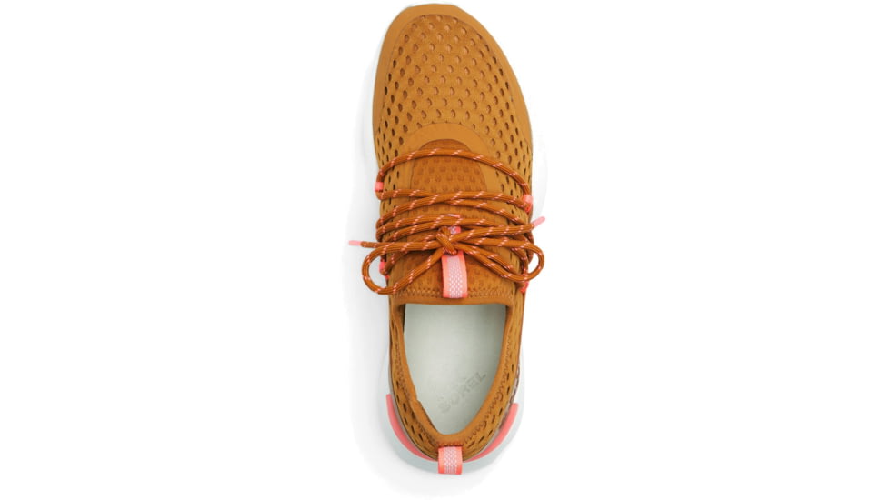 Sorel Kinetic Impact Lace Sneakers - Womens, Burnished Amber, Coral Glow, 8, 1942111-795-8