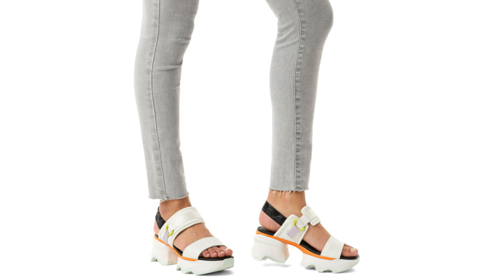Sorel Kinetic Impact Slingback Heel Sandals - Womens, Sea Salt/Black, 7.5 US, 2035221-125-7.5