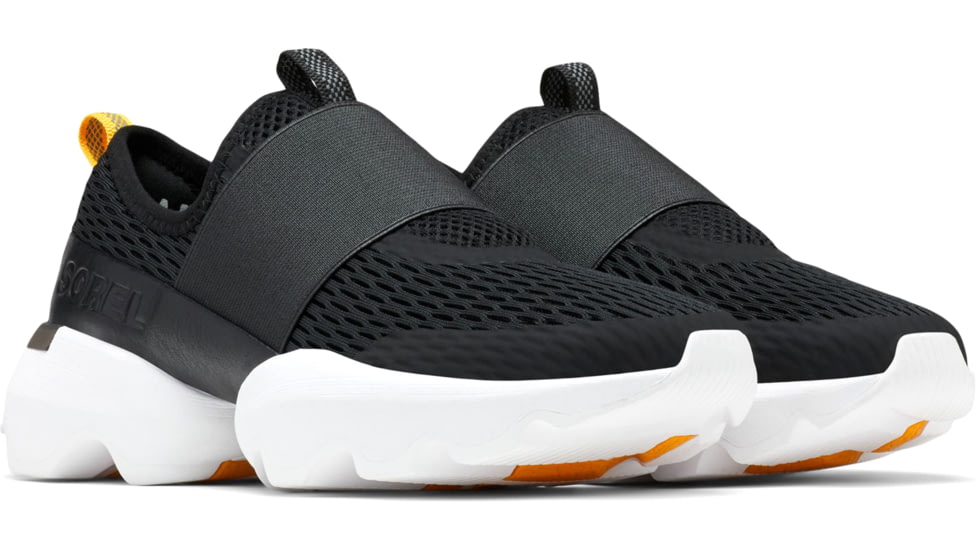 Sorel Kinetic Impact Strap Sneakers - Womens, Black, White, 6, 1999491-010-6