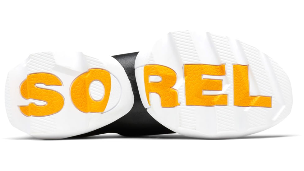 Sorel Kinetic Impact Strap Sneakers - Womens, Black, White, 6, 1999491-010-6